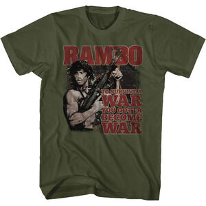 Become War Rambo Tshirt